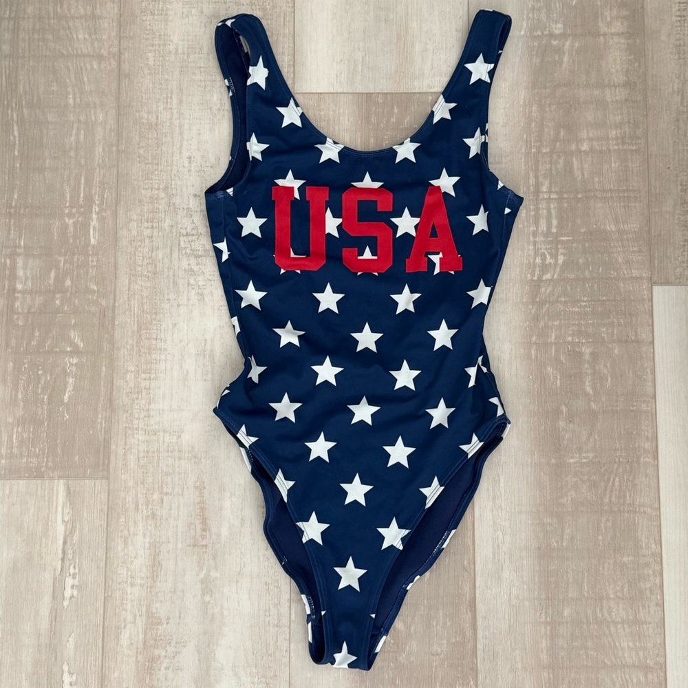 H&M USA Star Print Swimsuit